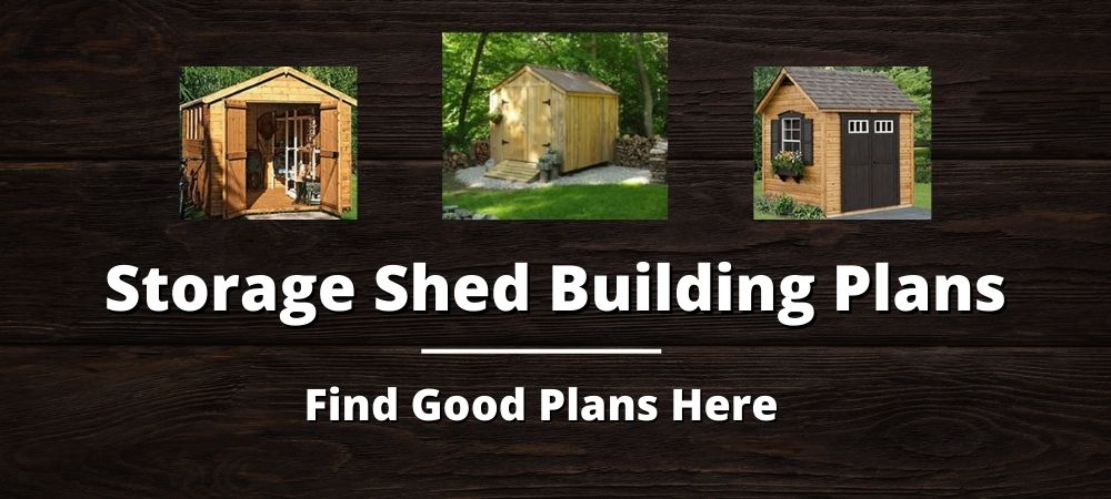 storage shed building plans